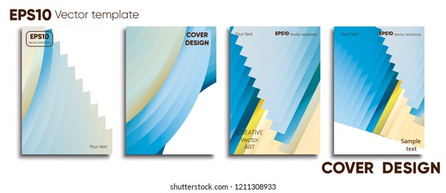 Creative colored cover. Cover design.