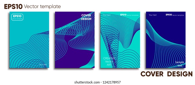 Creative colored cover. Cover design.