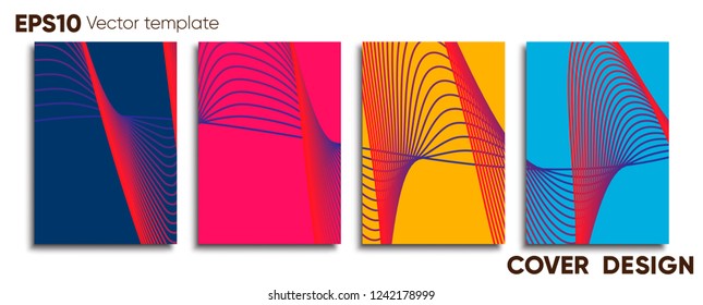 Creative colored cover. Cover design.