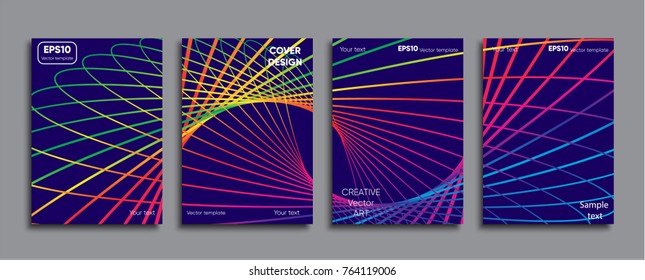 Creative colored cover design