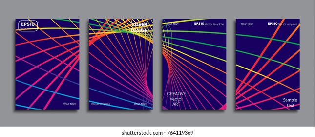 Creative colored cover design