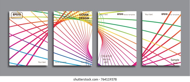 Creative colored cover design