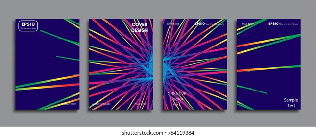 Creative colored cover design
