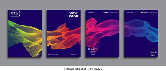 Creative colored cover. Cover design.