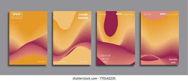 Creative colored cover design.