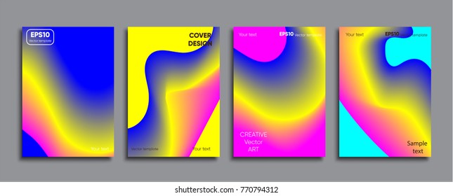 Creative colored cover design