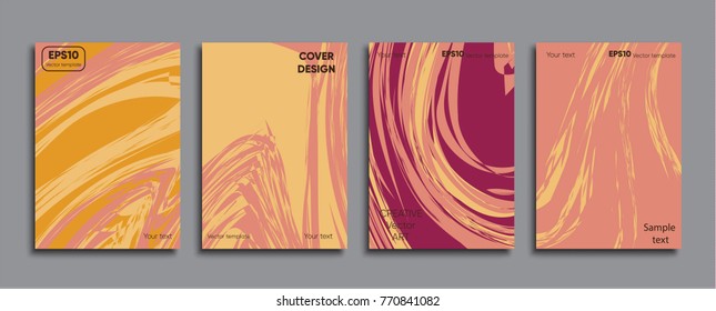 Creative colored cover. Cover design.