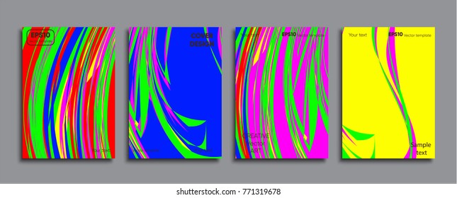 Creative colored cover design.