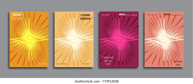 Creative colored cover. Cover design. 