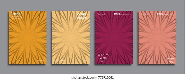Creative colored cover. Cover design. 