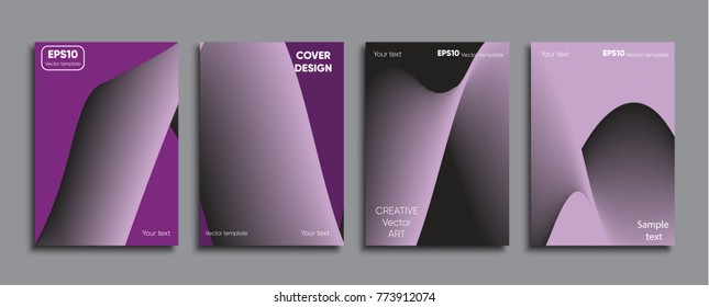 Creative colored cover. Cover design. 