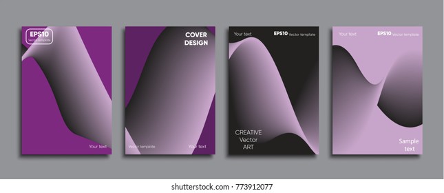 Creative colored cover. Cover design. 