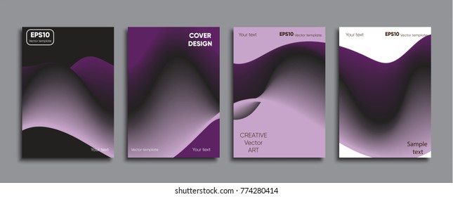 Creative colored cover. Cover design.