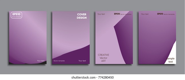 Creative colored cover. Cover design.