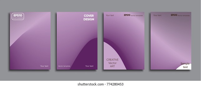 Creative colored cover. Cover design.