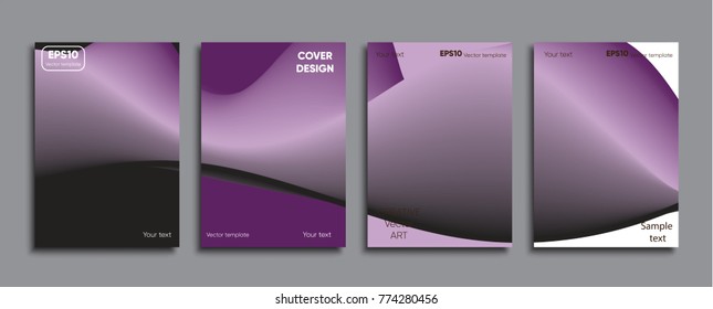 Creative colored cover. Cover design.