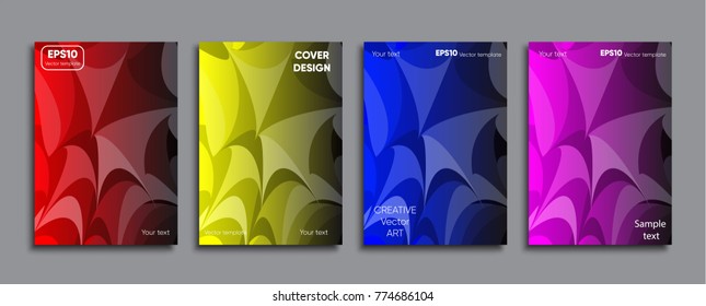 Creative colored cover. Cover design.