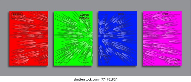Creative colored cover. Cover design.