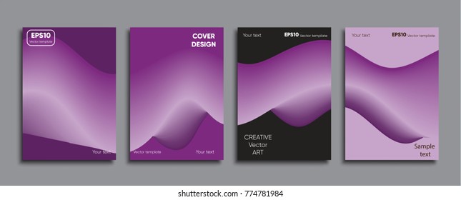 Creative colored cover. Cover design.