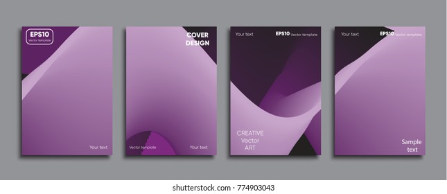 Creative colored cover. Cover design.