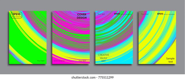 Creative colored cover. Cover design.