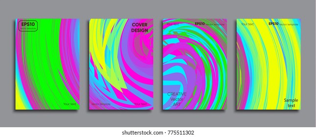 Creative colored cover. Cover design.