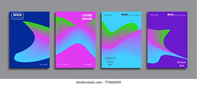 Creative colored cover. Cover design.