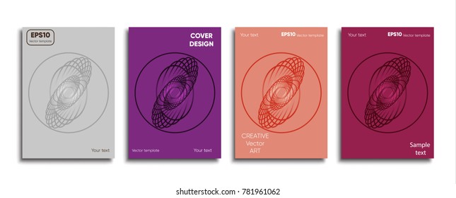 Creative colored cover. Cover design.