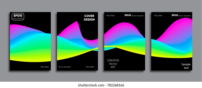 Creative colored cover. Cover design.