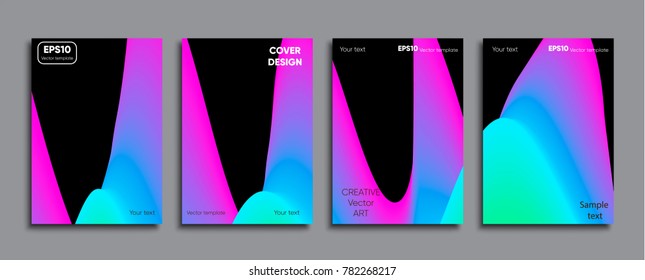 Creative colored cover. Cover design.