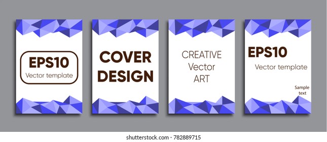 Creative colored cover. Cover design.
