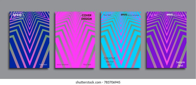 Creative colored cover. Cover design.