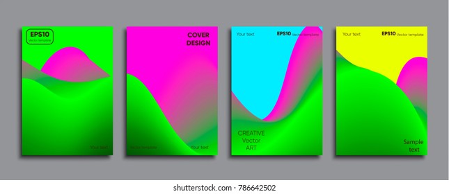Creative colored cover. Cover design.