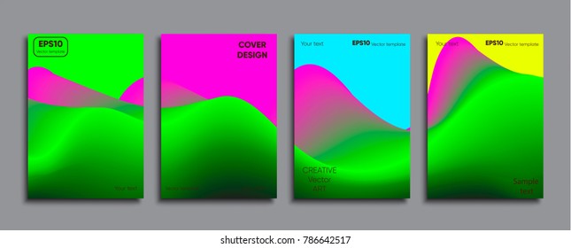 Creative colored cover. Cover design.
