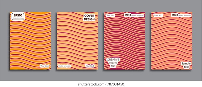 Creative colored cover. Cover design.
