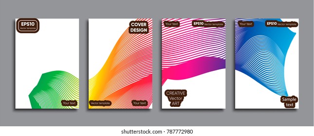 Creative colored cover. Cover design.