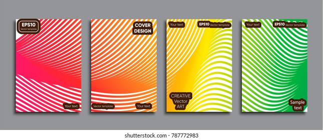 Creative colored cover. Cover design.