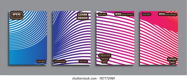 Creative colored cover. Cover design.