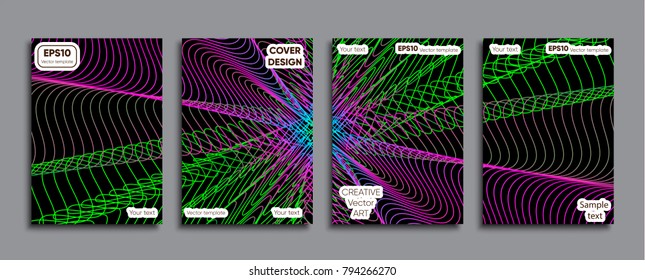 Creative colored cover. Cover design.
