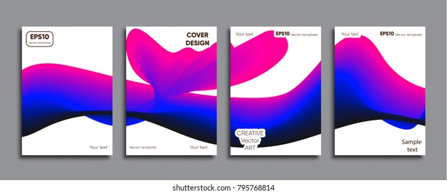Creative colored cover. Cover design.