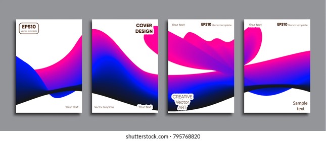 Creative colored cover. Cover design.