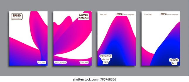 Creative colored cover. Cover design.