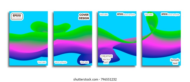 Creative colored cover. Cover design.