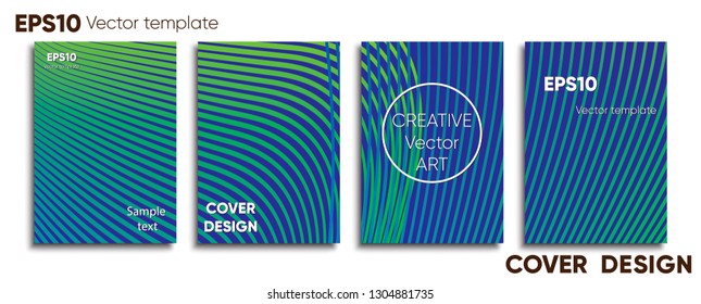 Creative colored cover. Cover design. Cool background.