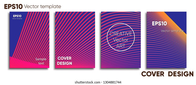 Creative colored cover. Cover design. Cool background.