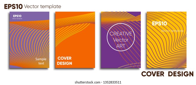 Creative colored cover. Cover design. Cool background.