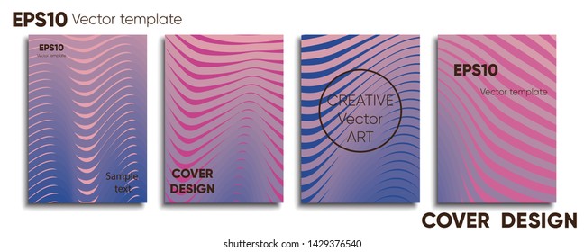 Creative colored cover. Cover design. Cool background.