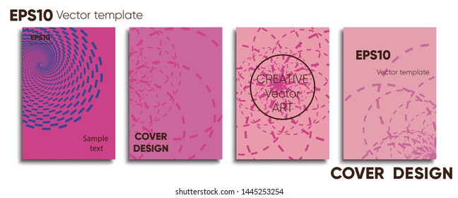Creative colored cover. Cover design. Cool background.