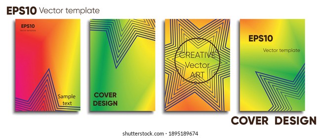 Creative colored cover. Cover design. Cool background.
Cover design.