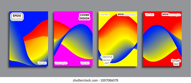 Creative colored cover. Future cover design.